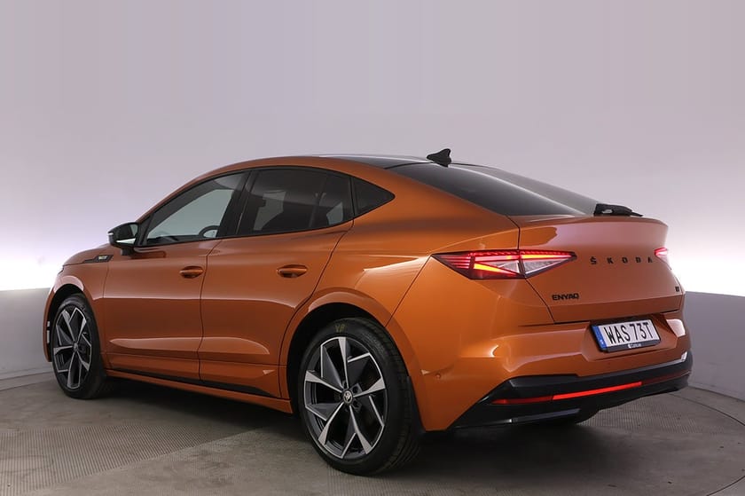 Bild 4 av Škoda Enyaq Coupé RS iV Skoda Pano 360 Canton HUD Elstol Drag