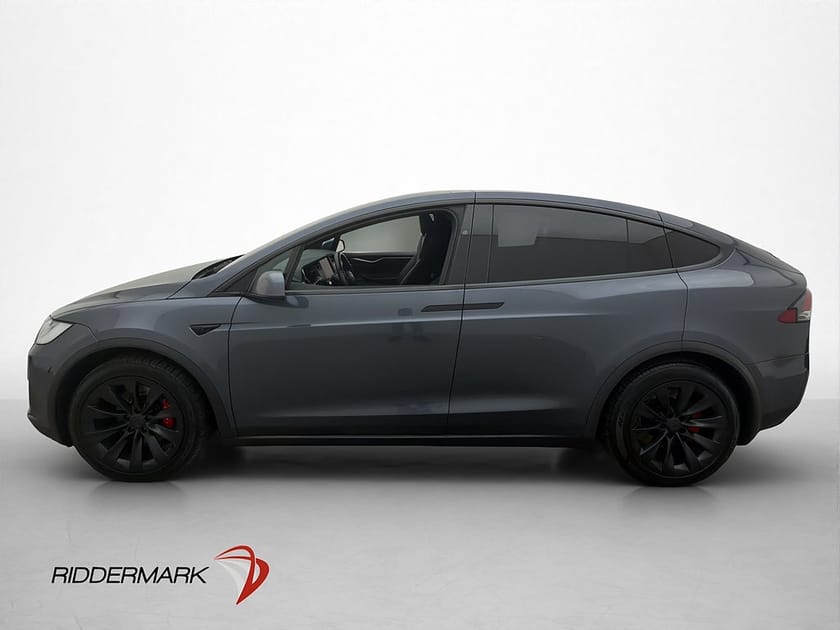 Bild 5 av Tesla Model X Performance Ludicrous 6-Sits Svensksåld Drag