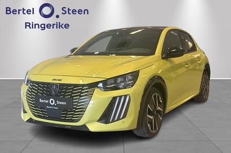 Peugeot e-208 GT 156 HK Facelift 2024 modell med Panoramatak