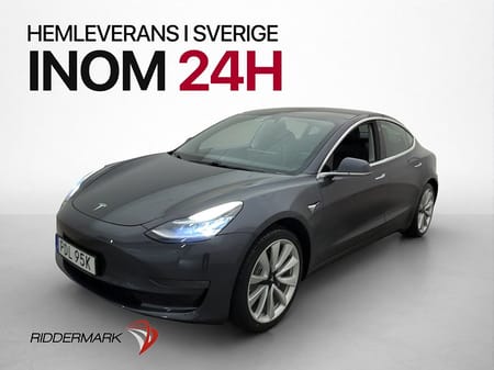Tesla Model 3 Long Range AWD 440hk MOMS Autopilot Pano