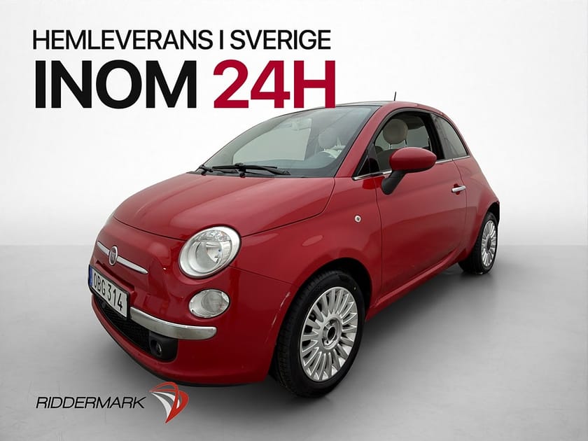Bild 3 av Fiat 500 1.2 8V 69hk Lounge Taklucka Bluetooth Ny-Kamrem