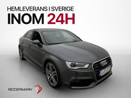 Audi A3 Sedan TFSI Quattro 180hk S-Line Taklucka P-Värm 2-Brukare