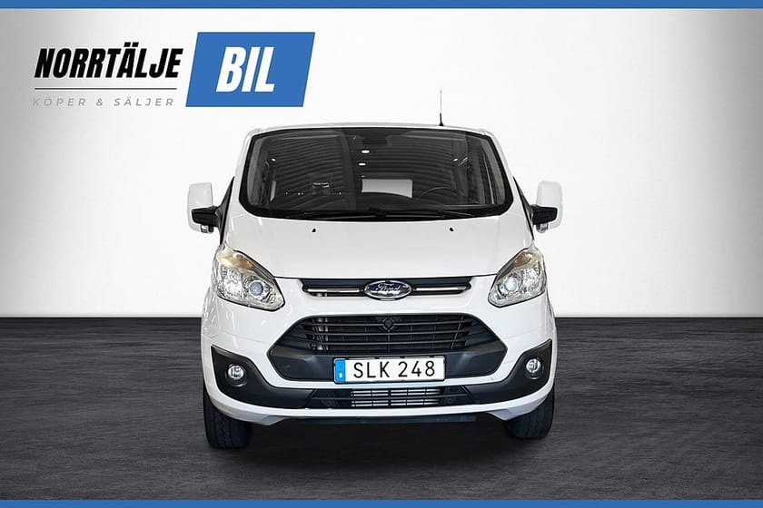 Bild 4 av Ford Tourneo Custom 300 2.2 TDCi 125 HK MAN LÅNG 9-SITS DRAG M&K PDC