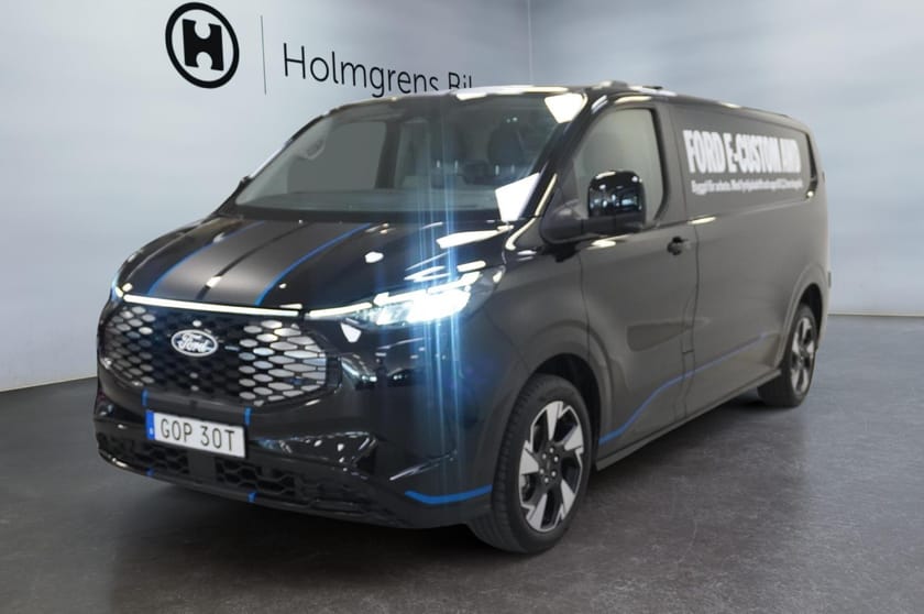 Bild 1 av Ford E-Transit Custom 340 AWD E-Custom Skåp Sport 340l Elmotor 210kw 286hk 1-Växlad El