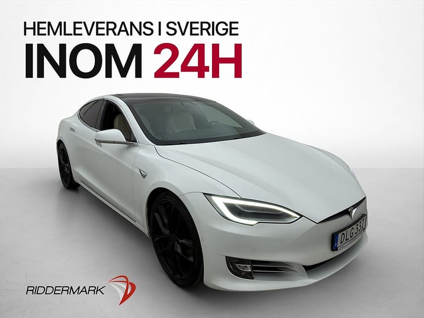 Bild 1 av Tesla Model S Long Range AWD 423hk Moms Pano Kamera Navi
