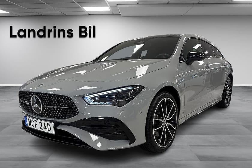 Bild 1 av Mercedes-Benz CLA 250 e Shooting Brake AMG Pano 360Kamera Burmester