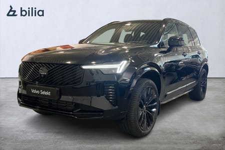 Volvo XC90 T8 Ultra Black Edition Mörkt tonade rutor 5 st Ryggmassage framstolar Bowers&Wilkins Aktiv Chassi Luftfjädring Dragkrok halvautomatisk
