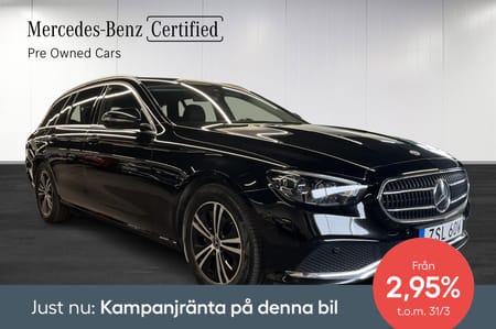 Mercedes-Benz E 220 T d 4MATIC – Avantgarde. Ränta 2.95%