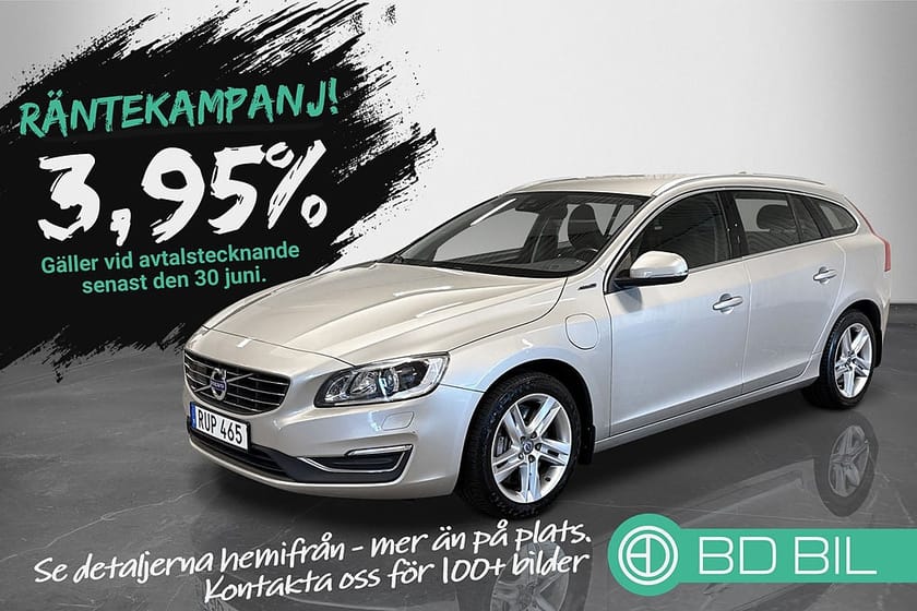 Bild 1 av Volvo V60 D5 Twin Engine AWD SUMMUM DRAG KAMPANJ 3,95% RÄNTA