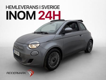 Fiat 500Ce 500C CE 42 kWh Carbriolet Navi CarPlay Sätesvärm