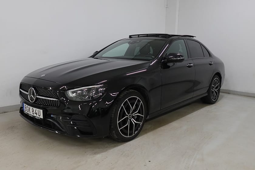 Bild 1 av Mercedes-Benz E 220 d 4MATIC 4M 9G 360 AMG Premium Plus Pano Burmester Värmare