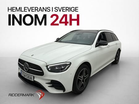 Mercedes-Benz E 300 T de 4MATIC E300 4M AMG Wide Pano 360° Burm Värmare