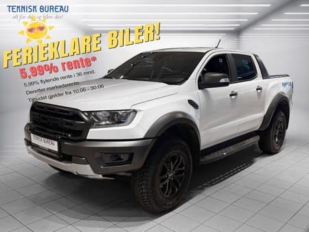 Ford Ranger Raptor | 213HK | 10-trinns aut | 4x4 | Webasto | Skinn
