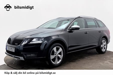 Škoda Octavia Scout 2.0 4x4 Premium Drag Läder/Alcantara Navi Kamera Värmare CANTON