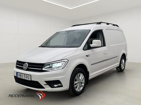 Volkswagen Caddy Maxi Van 2.0TDI Värmare CARPLAY LED Drag Moms