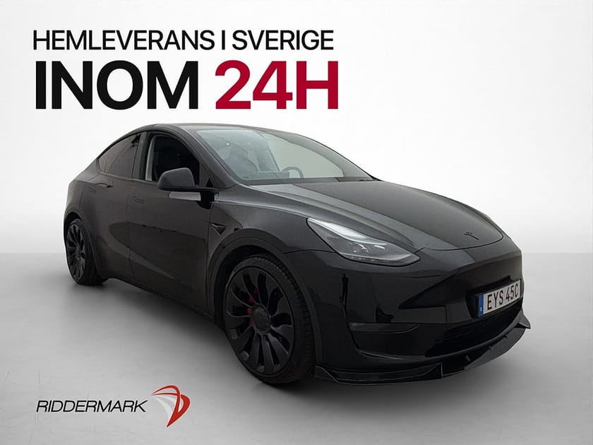 Bild 4 av Tesla Model Y Performance Dragkrok Autopilot Pano Värmepump