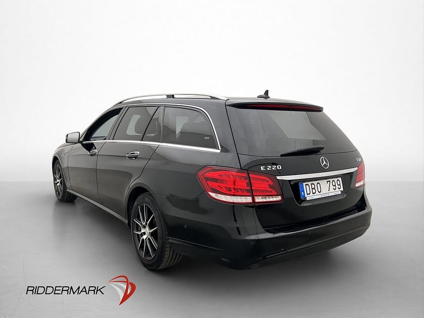 Bild 2 av Mercedes-Benz E 220 T BlueTEC BE 200 170hk Navi Drag Halvskinn Bluetooth