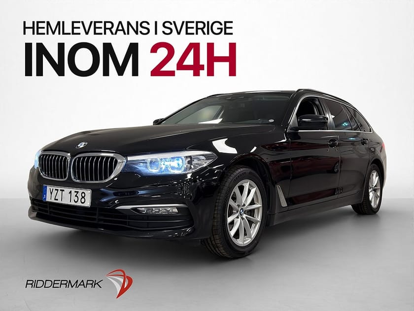 Bild 1 av BMW 520d xDrive Touring 190hk Kamera Rattvärme Sensorer Navi