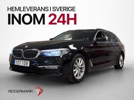 BMW 520d xDrive Touring 190hk Kamera Rattvärme Sensorer Navi