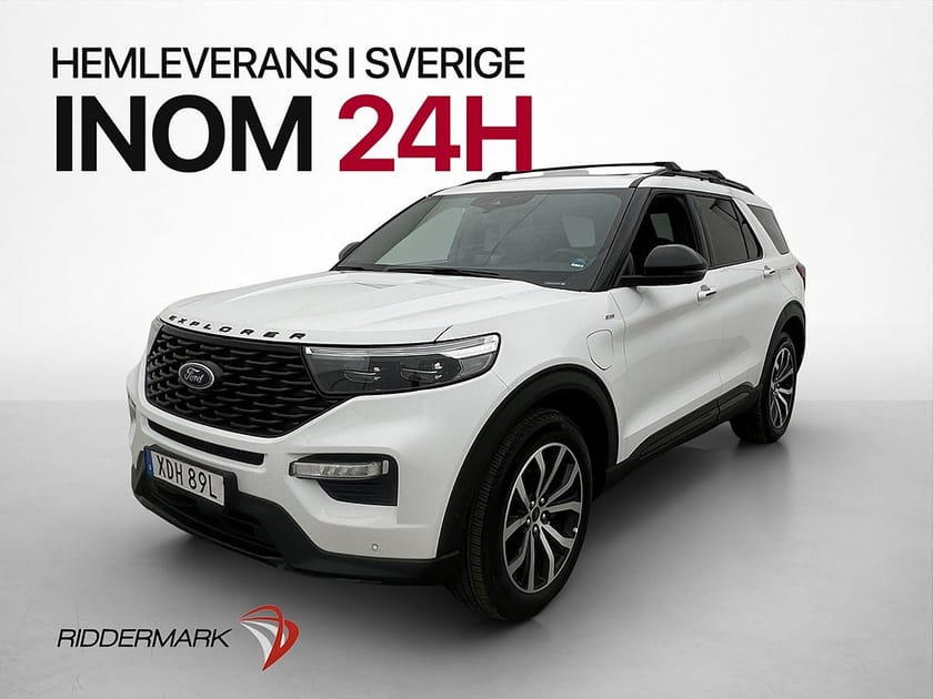 Bild 1 av Ford Explorer Plug-In Hybrid ST 7-Sits Pano Läder 360° Navi Drag