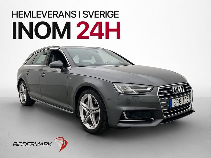 Bild 1 av Audi A4 Avant 2.0 TDI Q 190hk S-Line Värmare P-Sensorer Drag