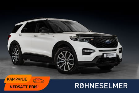 Ford Explorer Plug-In Hybrid 3,0 V6 Ecoboost PHEV ST-Line|Massasje|Pano|Krok|360°