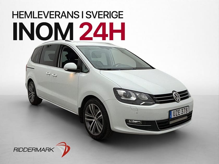 Bild 1 av Volkswagen Sharan 2.0 TDI 4M 7-Sits Dragkrok Värmare Kamera