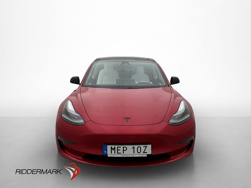 Bild 3 av Tesla Model 3 Long Range AWD Drag Ljus Interiör Svensksåld