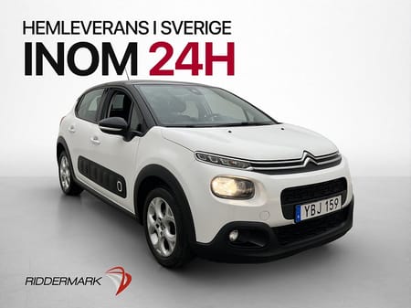 Citroën C3 1.2 PureTech Feel Sensorer CarPlay Kamrem-Bytt
