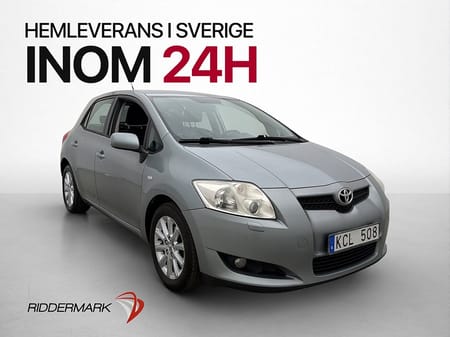 Toyota Auris 1.6 132hk Kupévärmare Sensorer Farthållare