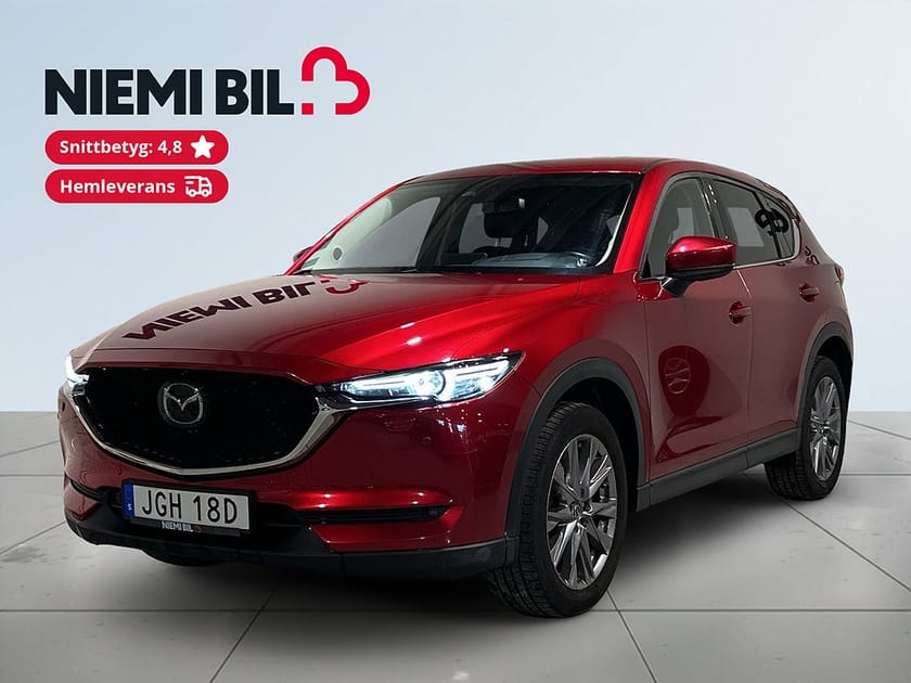 Bild 1 av Mazda CX-5 2.5 SKYACTIV-G AWD Drag Mvärm BOSE 360° HuD Skinn SoV