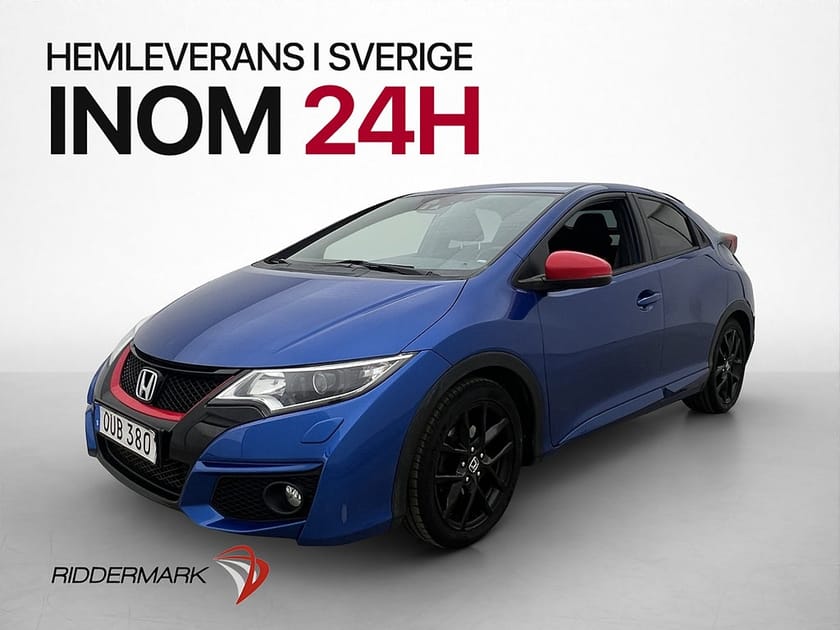 Bild 3 av Honda Civic 142hk Sport Kamera Navi BLIS Nyservad