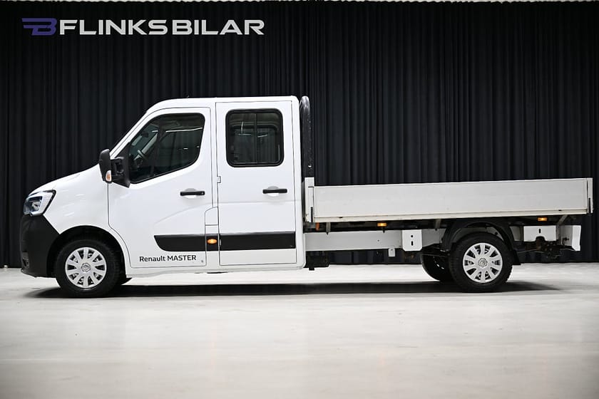 Bild 1 av Renault Master Chassi Cab dCi 150HK Dubbelhytt|Flak|6-Sits|Drag|