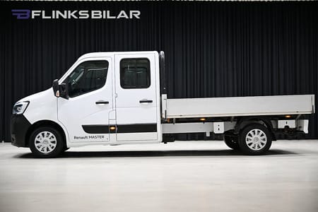 Renault Master Chassi Cab dCi 150HK Dubbelhytt|Flak|6-Sits|Drag|