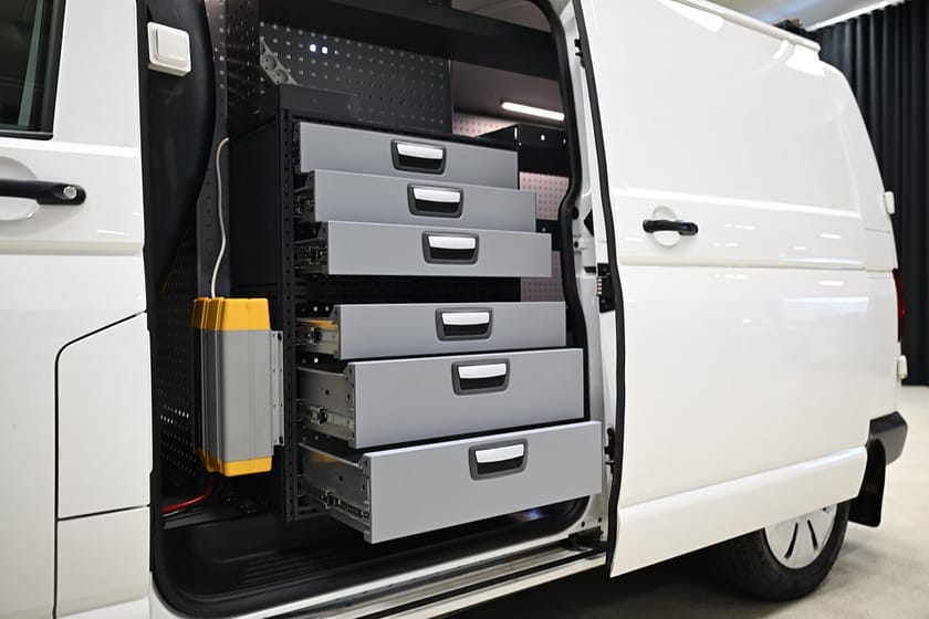 Bild 5 av Volkswagen Transporter DSG 4Motion 150HK L2|Servicebil|V-Inredd|MktUtrustning!