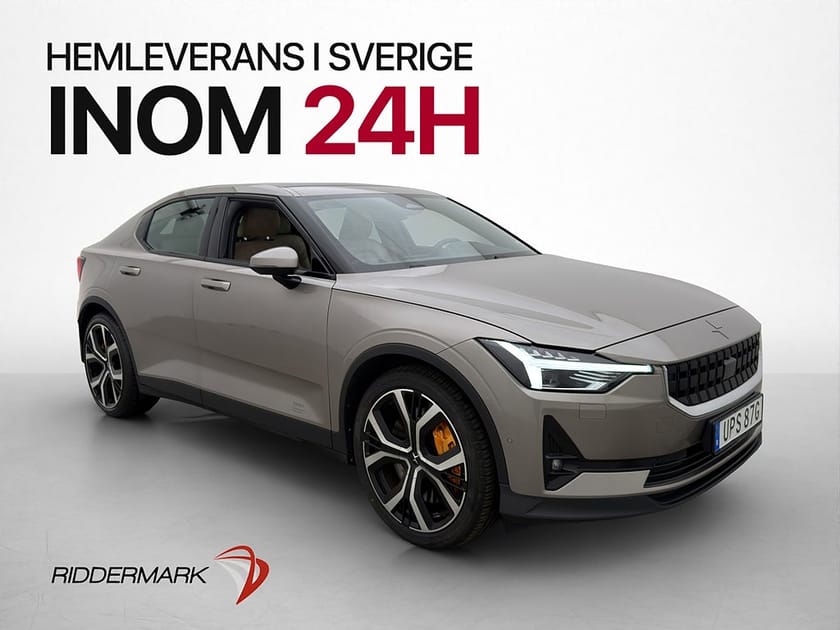 Bild 4 av Polestar 2 Long range Dual motor Performance Skinn Pano H/K