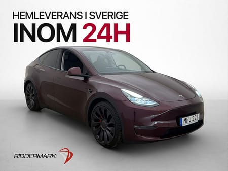 Tesla Model Y Performance Dragkrok Svensksåld MOMS