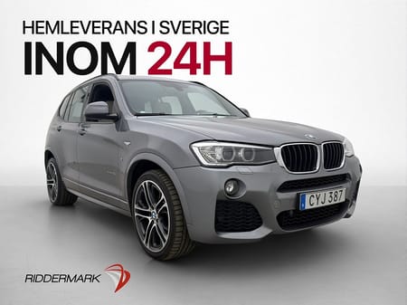 BMW X3 xDrive20d M Sport Skinn Dragkrok Sensorer Bluetooth