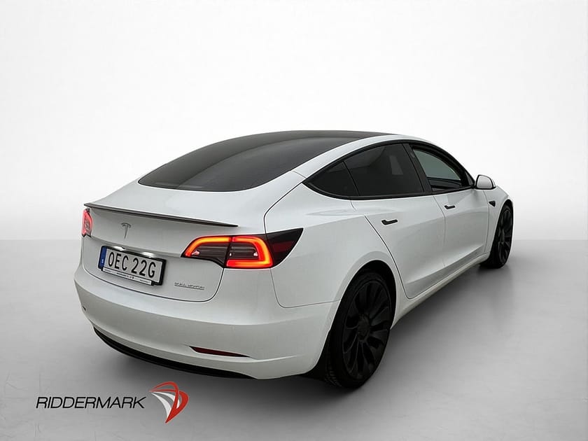 Bild 5 av Tesla Model 3 Performance FSD Rattvärme Svensksåld