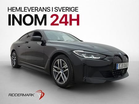 BMW i4 eDrive40 Gran Coupé Cockpit Kamera CarPlay Wide Sv.Såld Sensorer