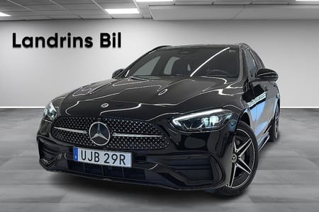 Mercedes-Benz C 300 T de 4MATIC 4MATIC,AMG Line,Dragkrok,Nightpackage,MOMS