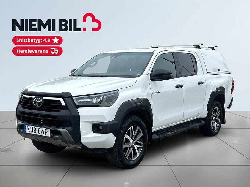 Bild 1 av Toyota Hilux Dubbelhytt 2.8 4WD MOMS/JBL/SoV/kamera/Navi//MoK/Drag