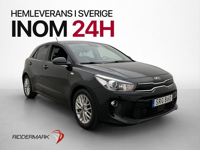Bild 1 av Kia Rio 1.2 CVVT  84hk Kamera Rattvärme CarPlay Farthållare