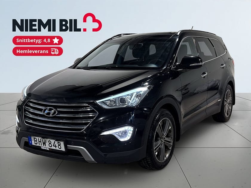 Bild 1 av Hyundai Grand Santa Fe 2.2 4WD Premium Plus Pano Drag Kamera Skinn Mvärm SoV