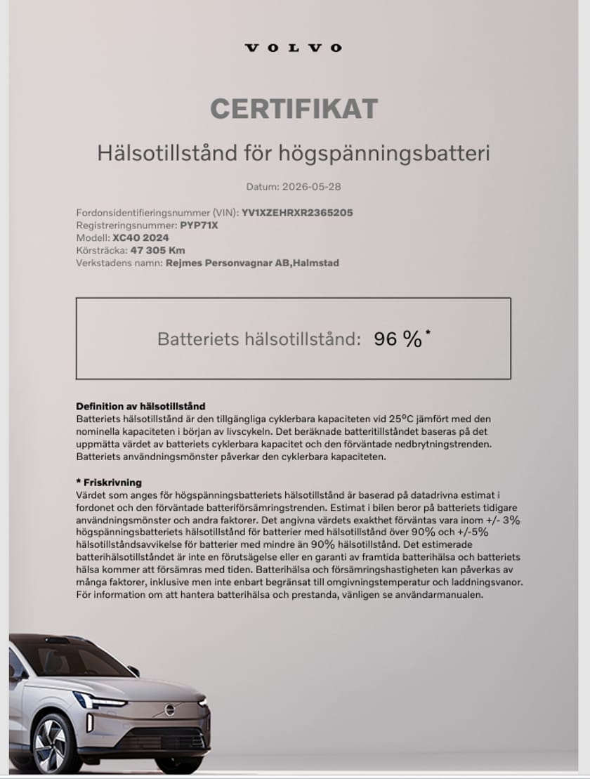 Bild 5 av Volvo XC40 Recharge Extended Range Core SE