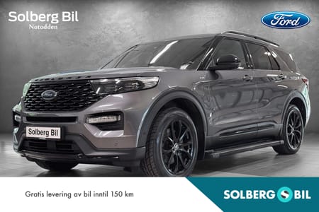 Ford Explorer Plug-In Hybrid ST Line PHEV 457 HK/Pano/B&O/Stigtrinn/7 seter