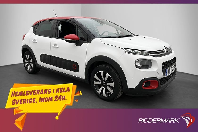 Bild 1 av Citroën C3 82hk Feel Sensorer Farthållare CarPlay 0.47l/mil