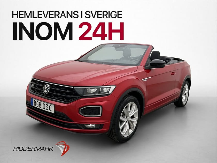 Bild 3 av Volkswagen T-Roc Cabriolet 150hk R-Line Kamera CarPlay Navi