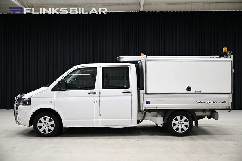 Bild 4 av Volkswagen Transporter Chassi Dubbelhytt 4Motion 140HK Dubbelhytt|Kåpa|V-Inredd|Leasbar|SeUtr!!!