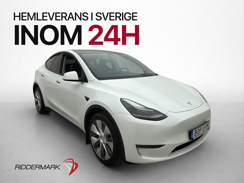 Bild 1 av Tesla Model Y Long Range AWD Pano Kamera Skinn Värmare AP